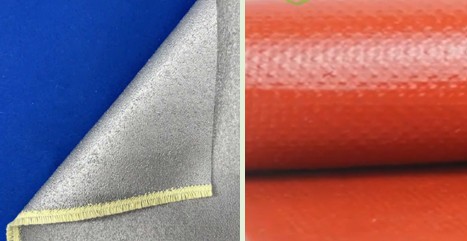 Para-aramid-szál alapú szövetek kétoldali szilikonbevonattal